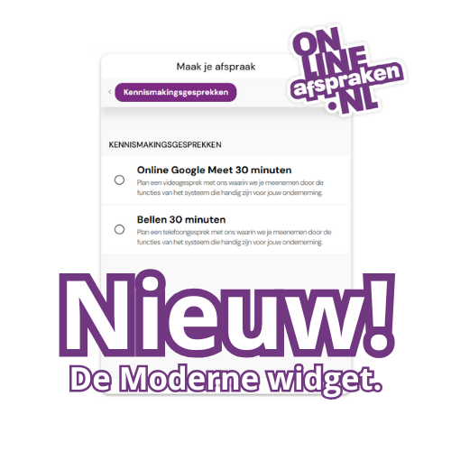 Blogafbeelding moderne widget