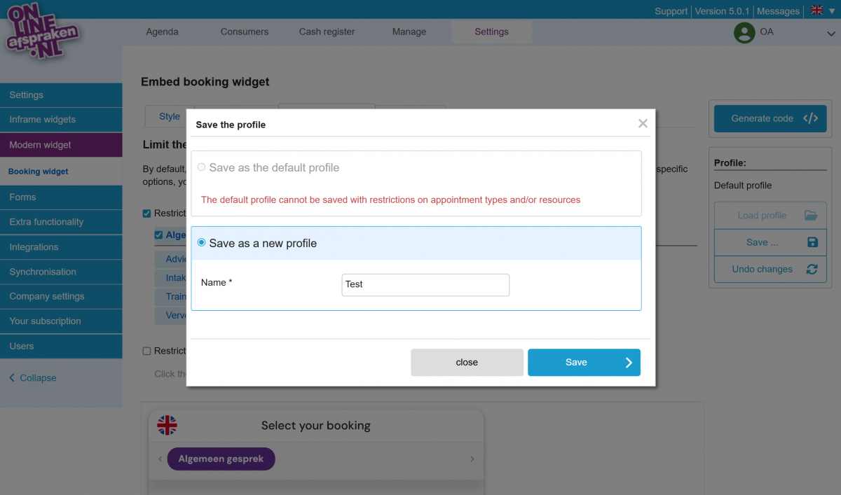 screenshot 4.5 of the modern widget